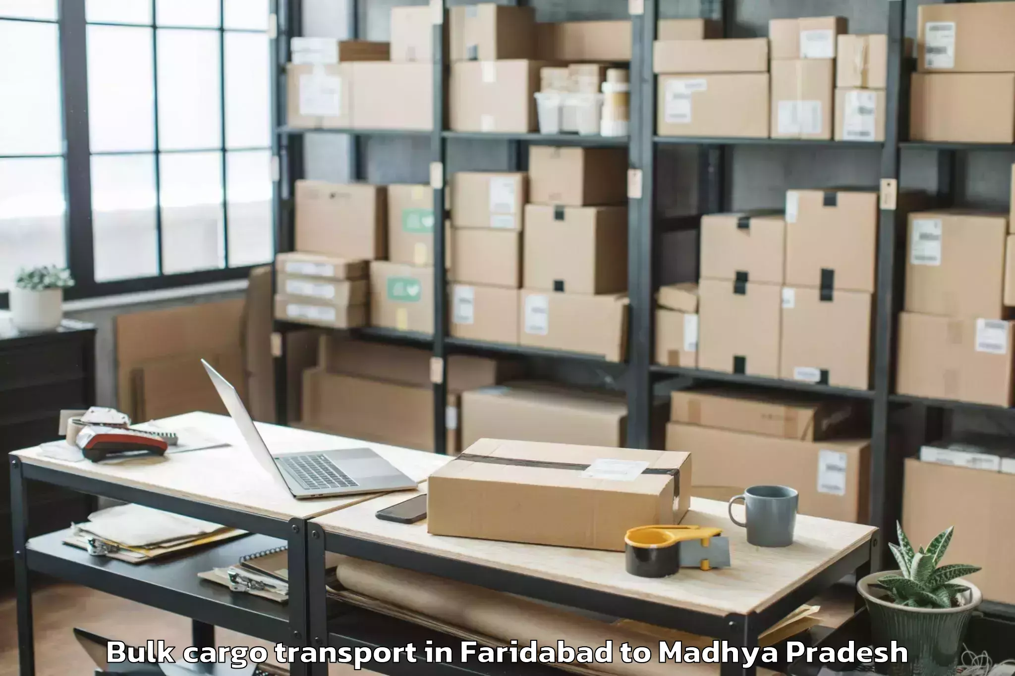 Discover Faridabad to Pipariya Bulk Cargo Transport